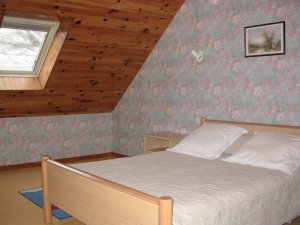 Argol - Maison � Argol - Grande chambre avec 1 grand lit