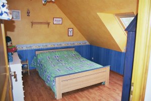 Lanveoc - Maison de Kerlaboussec - Chambre avec lit 2 places � l'�tage