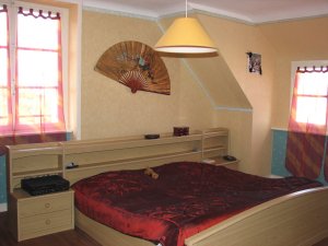 Lanveoc - Maison rue du Fret - Grande chambre � l'�tage
