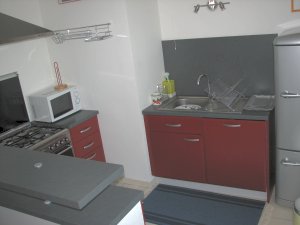 Crozon - T2 � Morgat (n�32) - Cusine am�nag�e