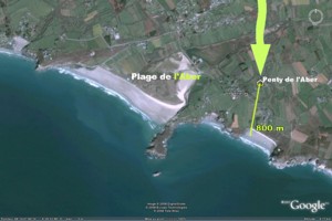 Crozon - Penty de l'Aber - A 2 pas de l'�le de l'Aber et de ses plages...