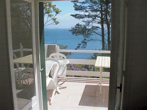 Roscanvel - Villa route de la Pointe - Vue de la terrasse
